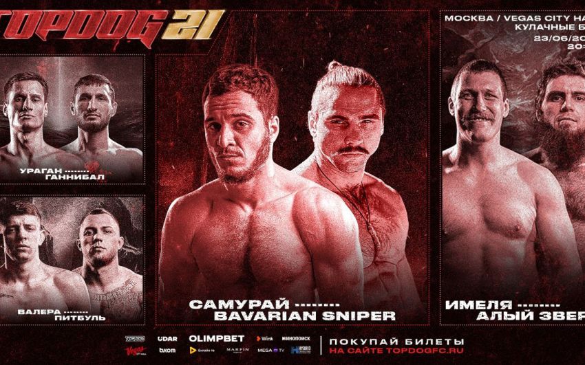 Прямая трансляция Top Dog FC 21