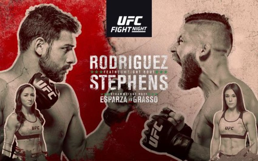 Файткард турнира UFC Fight Night 159: Яир Родригес - Джереми Стивенс