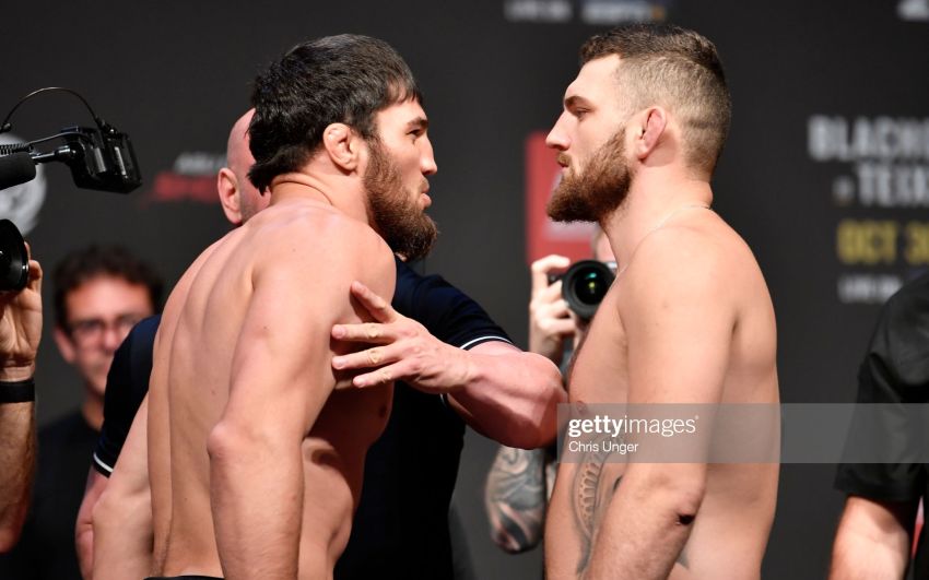 Видео боя Шамиль Гамзатов - Михал Олексийчук UFC 267