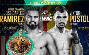 Хосе Карлос Рамирес и Виктор Постол прошли обязательное взвешивание WBC за 30 дней до боя