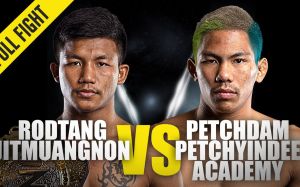 Видео боя Родтанг Джитмуангнон - Петчдам Петчьинди 3 ONE Championship: No Surrender