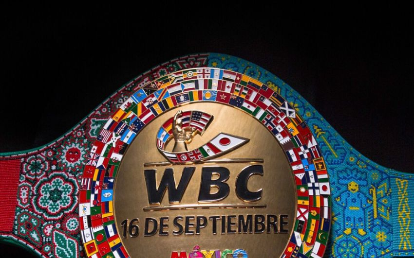 Пояс WBC, который разыграется 16 сентября между Альваресом и Головкиным.