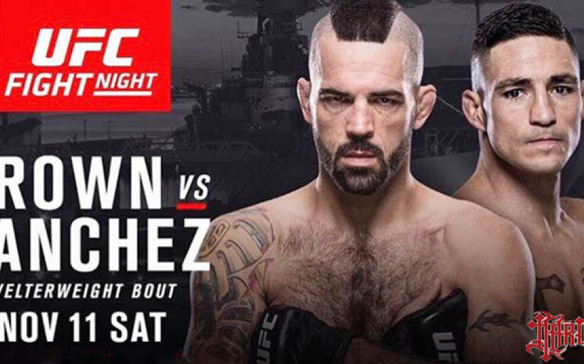 Видео боя Мэтт Браун - Диего Санчес UFC Fight Night 120
