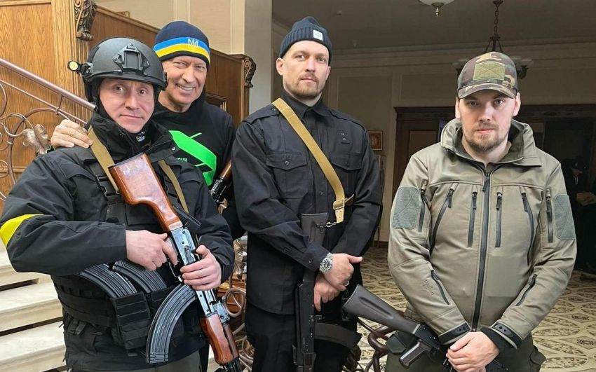Промоутер Усика: "В тероборону он пошел без каких-либо колебаний, патрулировал вместе со всеми"