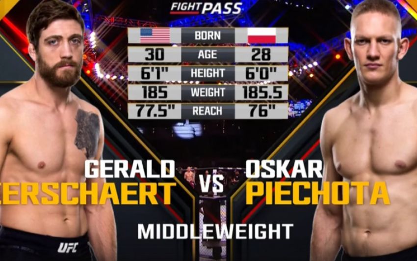 Видео боя Джеральд Миршэрт — Оскар Пичота TUF 27