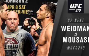 Видео боя Крис Уайдман - Гегард Мусаси UFC 210