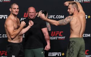 Видео боя Кшиштоф Йотко - Шон Стриклэнд UFC on ESPN 23