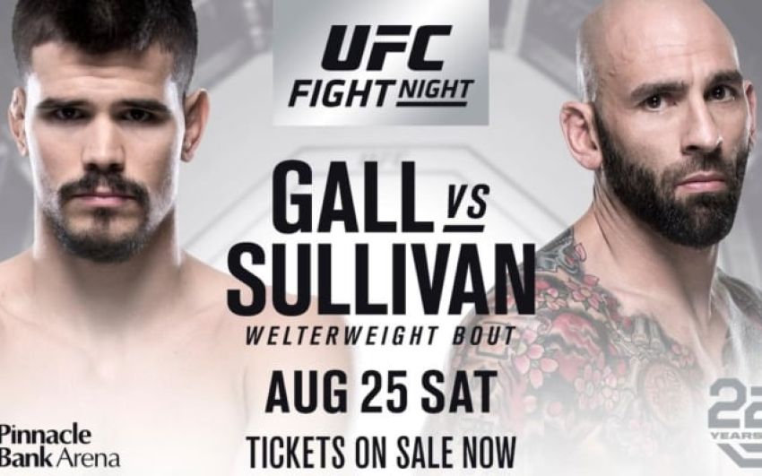 Видео боя Микки Галл - Джордж Салливан UFC Fight Night 135