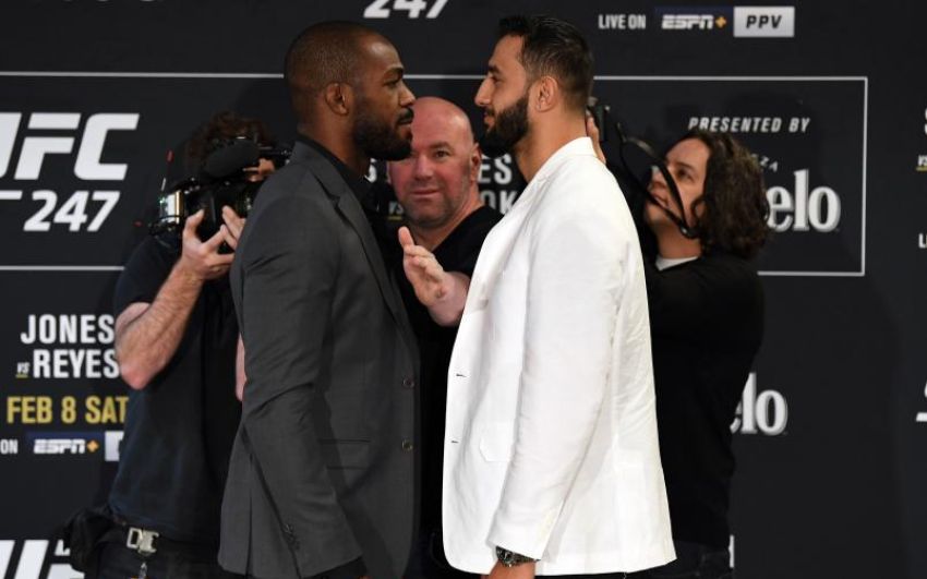 Битвы взглядов перед турниром UFC 247: Джон Джонс - Доминик Рейес