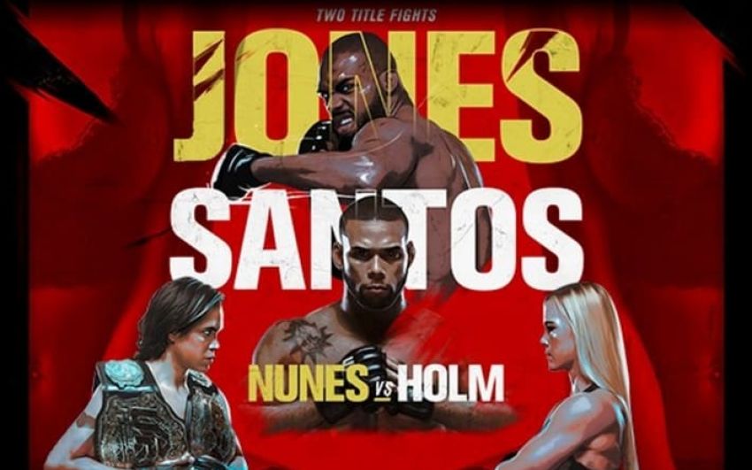 Зарплаты и бонусы участников турнира UFC 239: Джон Джонс -Тиаго Сантос, Аманда Нуньес - Холли Холм 