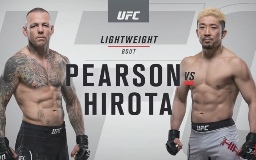 Видео боя Росс Пирсон - Мизуто Хирота UFC 221