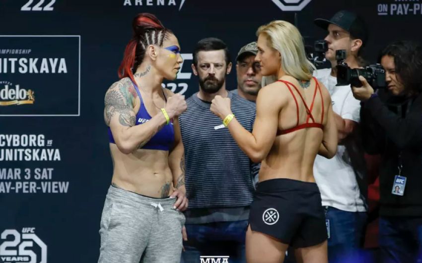Результаты турнира UFC 222: Сайборг - Куницкая