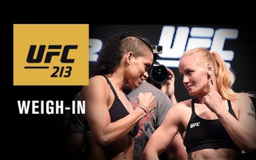 Прямая трансляция церемонии взвешивания участников турнира UFC 213