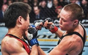 Роуз Намаюнас защитила титул в бою с Вэйли на UFC 268