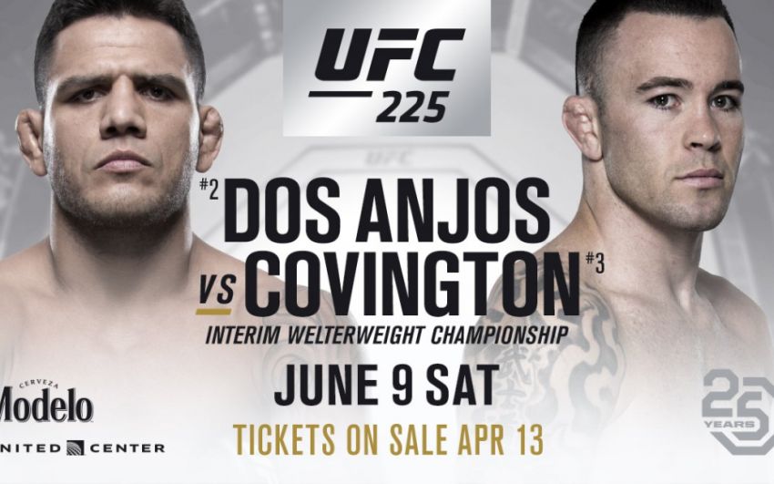 Видео боя Рафаэль дос Аньос - Колби Ковингтон UFC 225