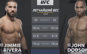 Видео боя Джимми Ривера - Джон Додсон UFC 228