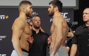 Видео боя Магомед Анкалаев - Ион Куцелаба UFC Fight Night 169