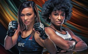 Файткард турнира UFC on ESPN+ 35: Мишель Уотерсон - Анджела Хилл