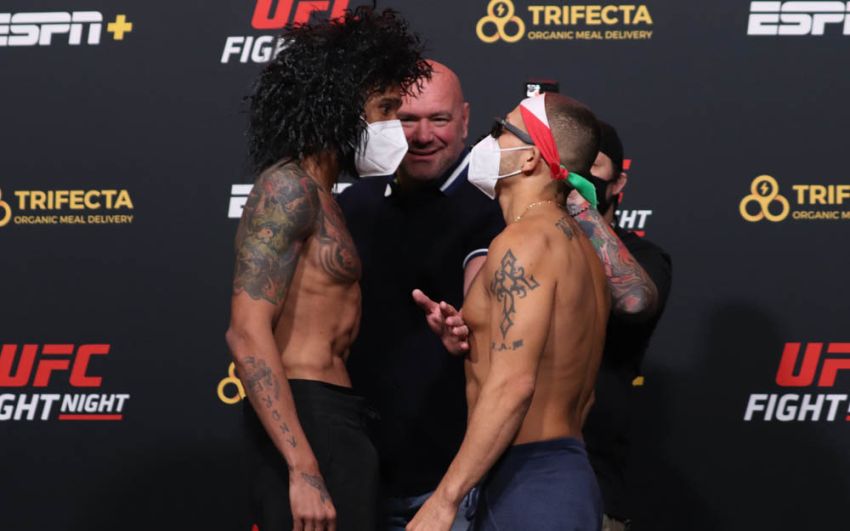 Видео боя Андре Юэлл - Ирвин Ривера UFC on ESPN+ 36