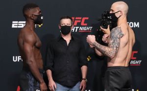 Видео боя Импа Касанганай - Саша Палатников UFC on ABC 2