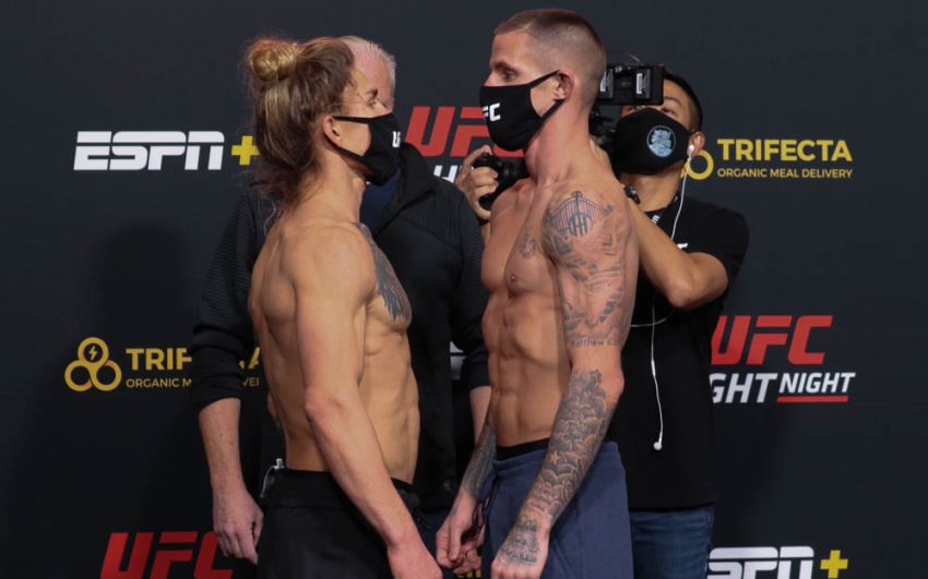 Видео боя Нейт Манесс - Люк Сандерс UFC on ESPN 18