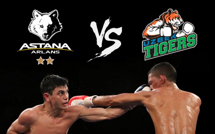 Видео боев турнира WSB: "Astana Arlans" - "Uzbek Tigers"