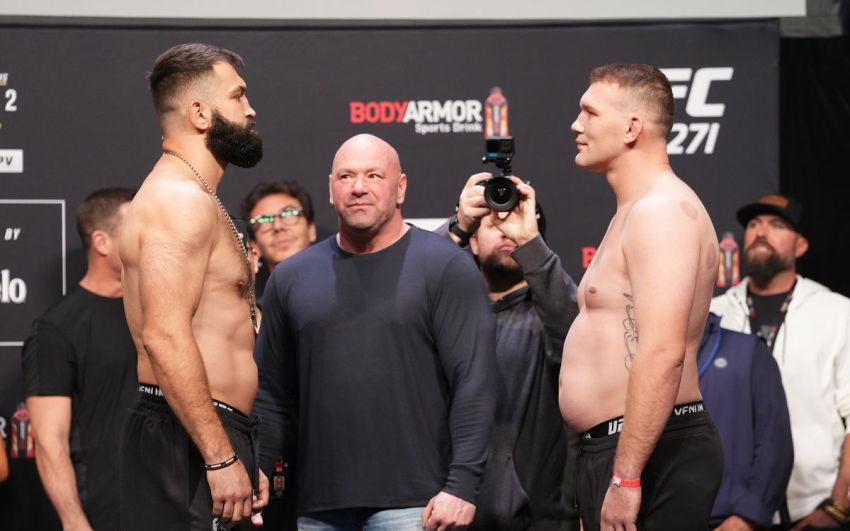 Видео боя Андрей Орловский - Джаред Вандераа UFC 271