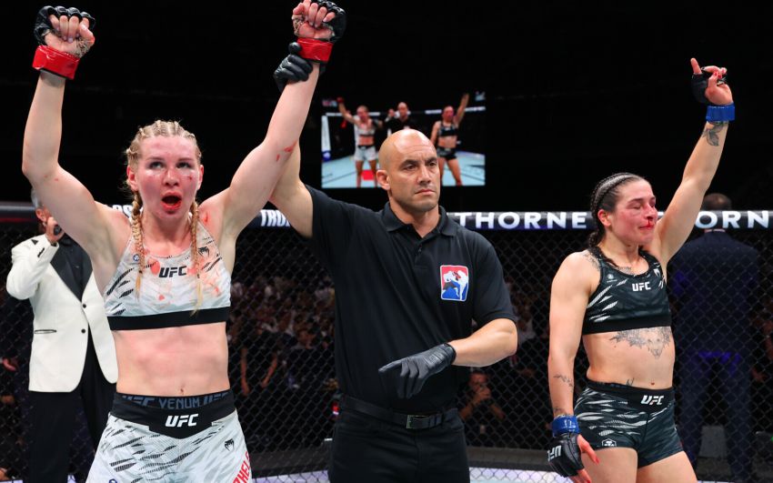 Видео боя Дарья Железнякова – Мелисса Маллинс UFC on ABC 8