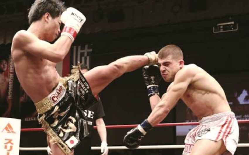 Видео боя Теншин Насукава - Никита Сапун Rizin 3