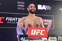 Видео взвешивания участников турнира UFC Fight Night 140: Понзиниббио - Магни