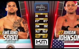 Видео боя Эмилиано Сорди - Джордан Джонсон PFL 10