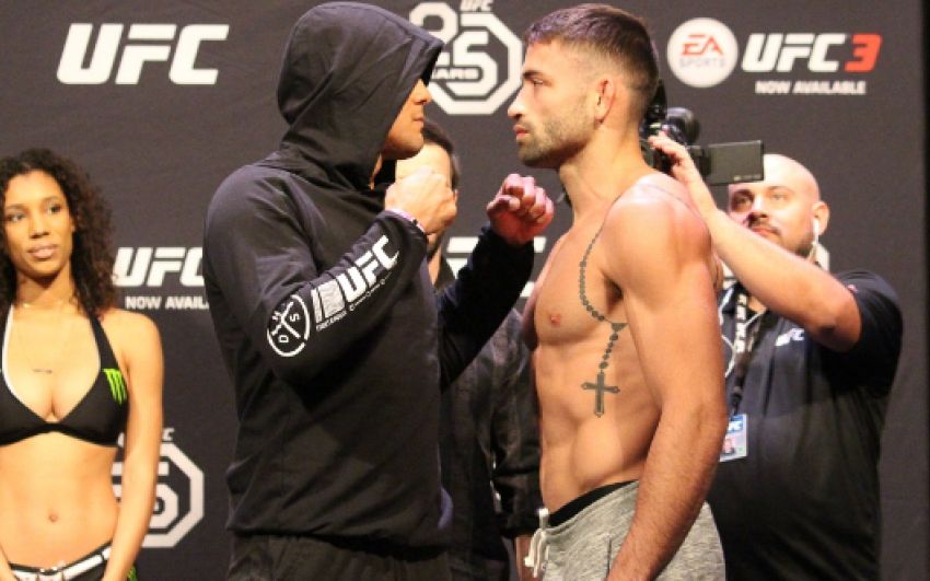 Видео боя Сияр Бахадурзада - Луан Чагас UFC Fight Night 128