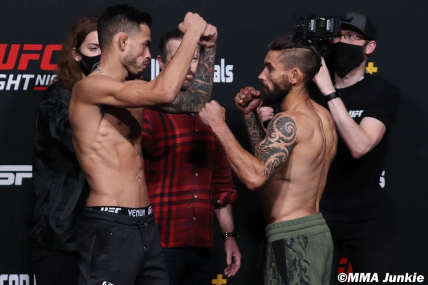 Видео боя Брэндон Ройвэл - Рожериу Бонторин UFC on ESPN 32