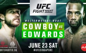 Файткард турнира UFC Fight Night 132: Серроне - Эдвардс