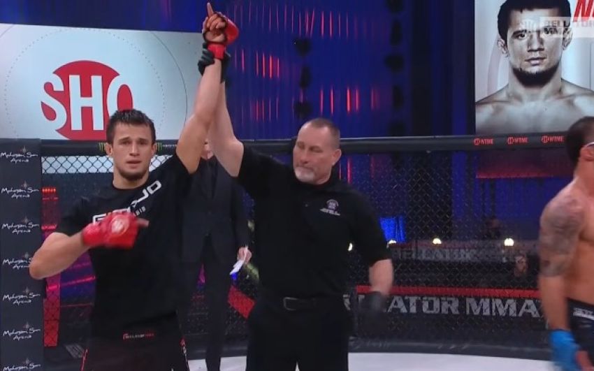 Усман Нурмагомедов уверенно дебютировал в Bellator, победив Майка Хэмела на Bellator 255