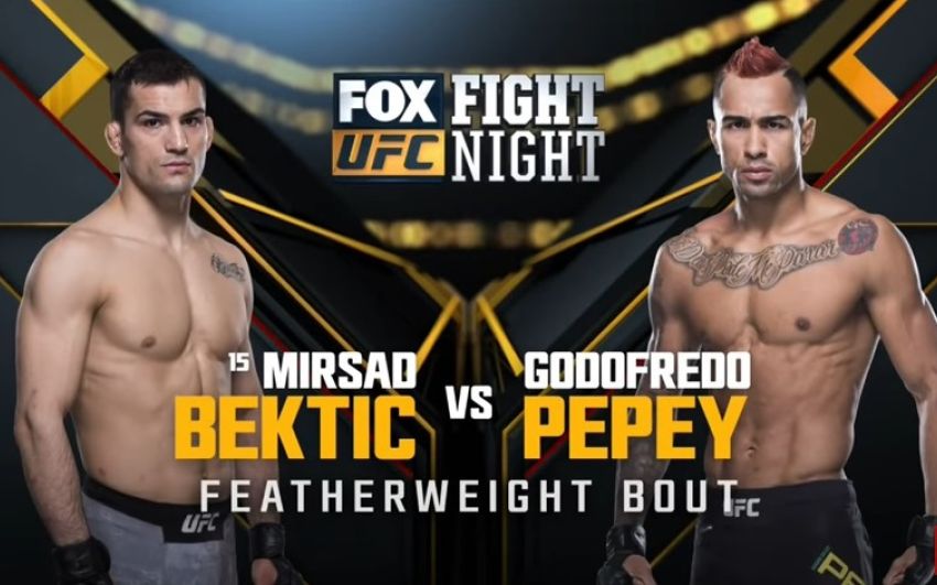 Видео боя Мирсад Бектик - Годофредо Пепей UFC on Fox 27