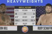 Видео боя Руди Шаффрот - Джон Хилл Bellator 202