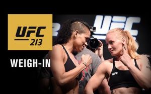 Прямая трансляция церемонии взвешивания участников турнира UFC 213