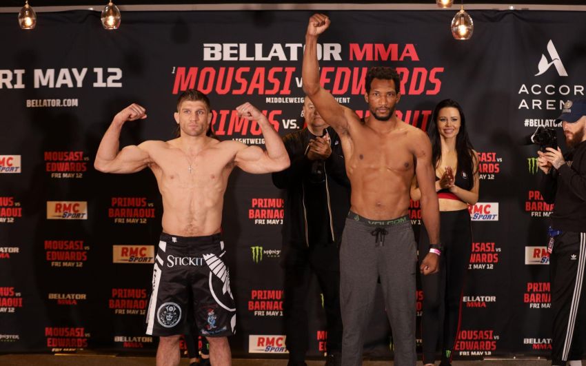 Видео боя Брент Примус - Мансур Барнауи Bellator 296