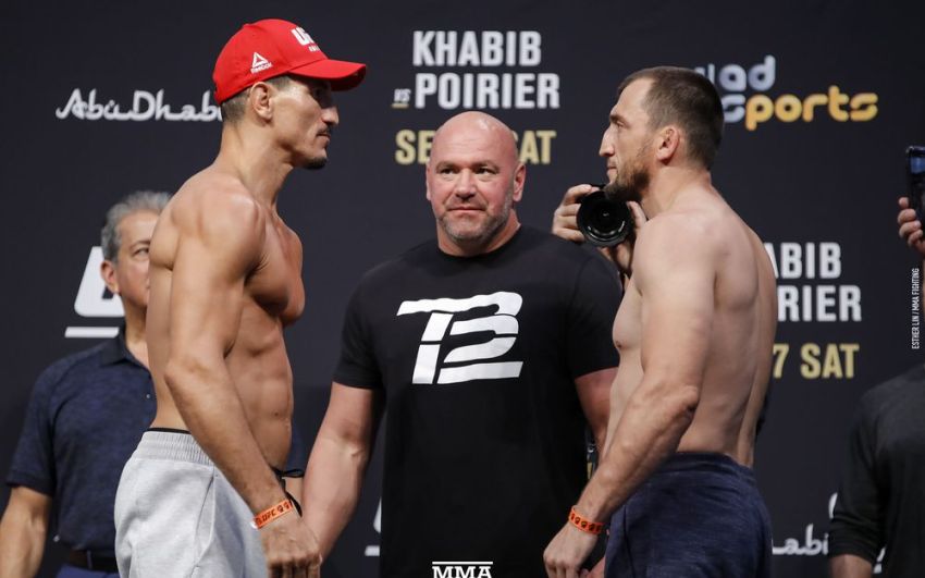 Видео боя Муслим Салихов - Нордин Талеб UFC 242