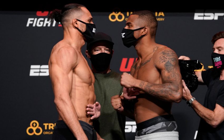 Видео боя Мичел Перейра - Кэос Уилльямс UFC Fight Night 183