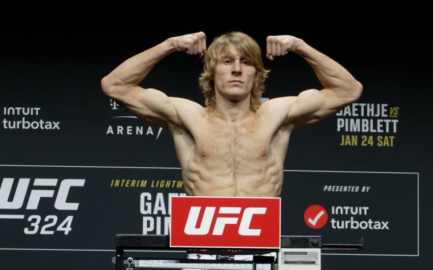 Результаты взвешивания турнира UFC 324