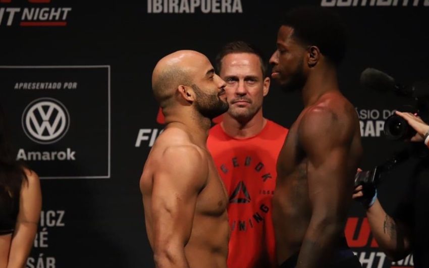 Видео боя Уорлли Алвес - Рэнди Браун UFC Fight Night 164