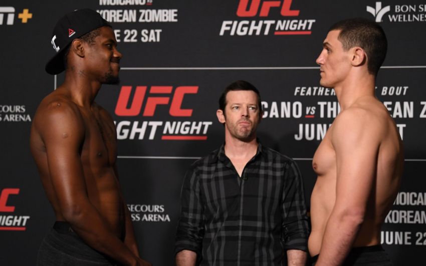 Видео боя Кевин Холлэнд - Алессио Ди Кирико UFC Fight Night 154 