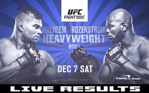 Результаты турнира UFC on ESPN 7: Алистар Оверим - Жаирзиньо Розенштруйк
