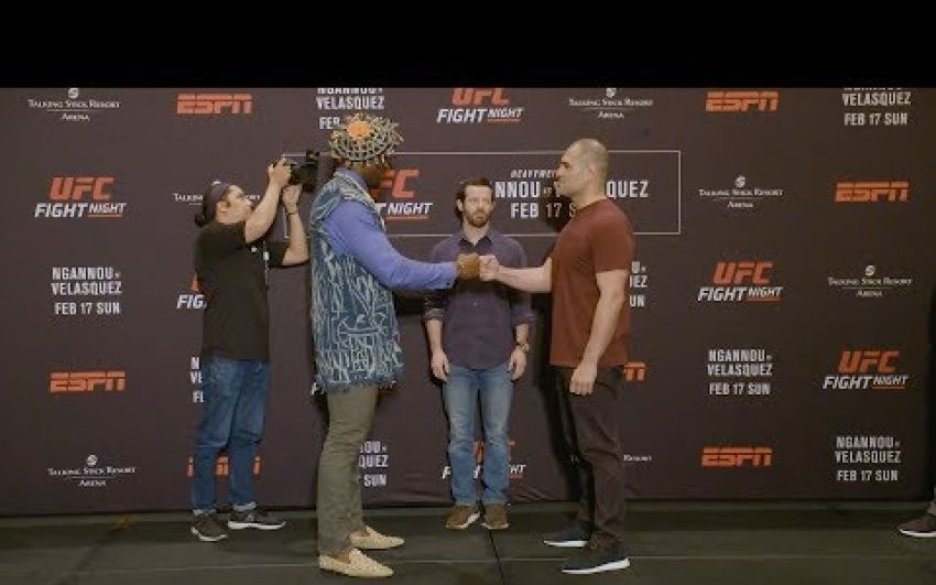 Битвы взглядов участников UFC on ESPN 1