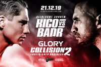 Прямая трансляция Glory Collision 2 и Glory 74: Рико Верховен – Бадр Хари 2