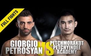 Видео боя Джорджио Петросян - Петчморакот Петчйинди ONE Championship: Masters of Destiny