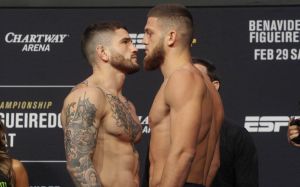 Видео боя Шон Брэйди - Исмаил Наурдиев UFC Fight Night 169