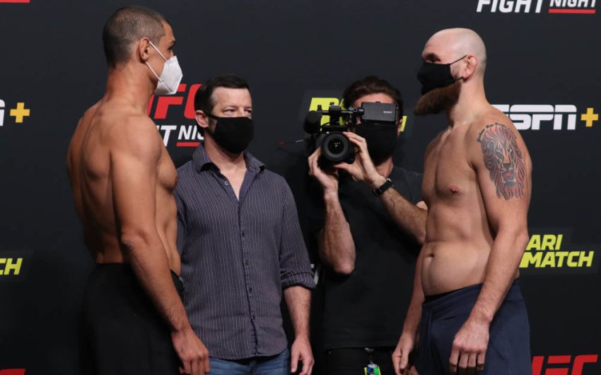 Видео боя Зак Каммингс - Алессио Ди Чирико UFC on ESPN+ 33